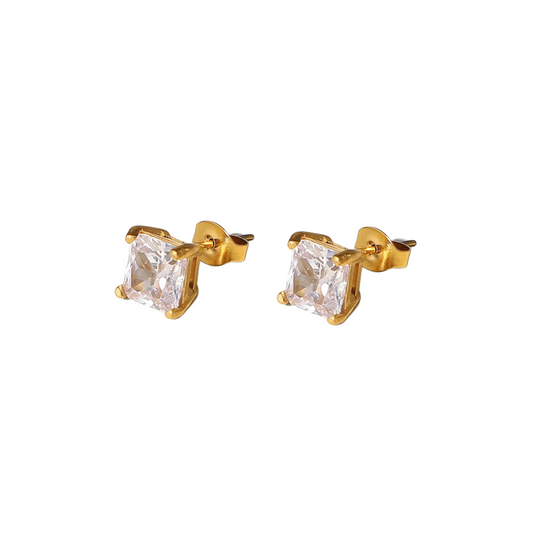 WILD ROSE CZ STUDS