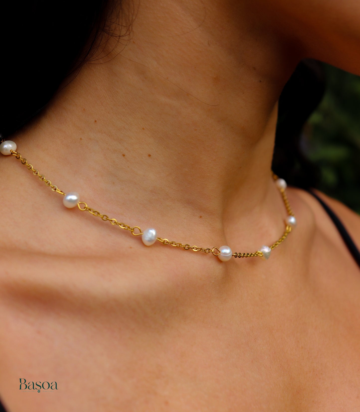 CHARDONNAY PEARL NECKLACE