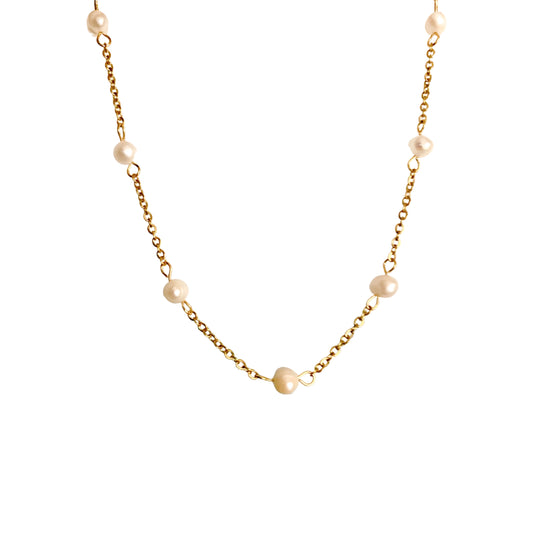 CHARDONNAY PEARL NECKLACE