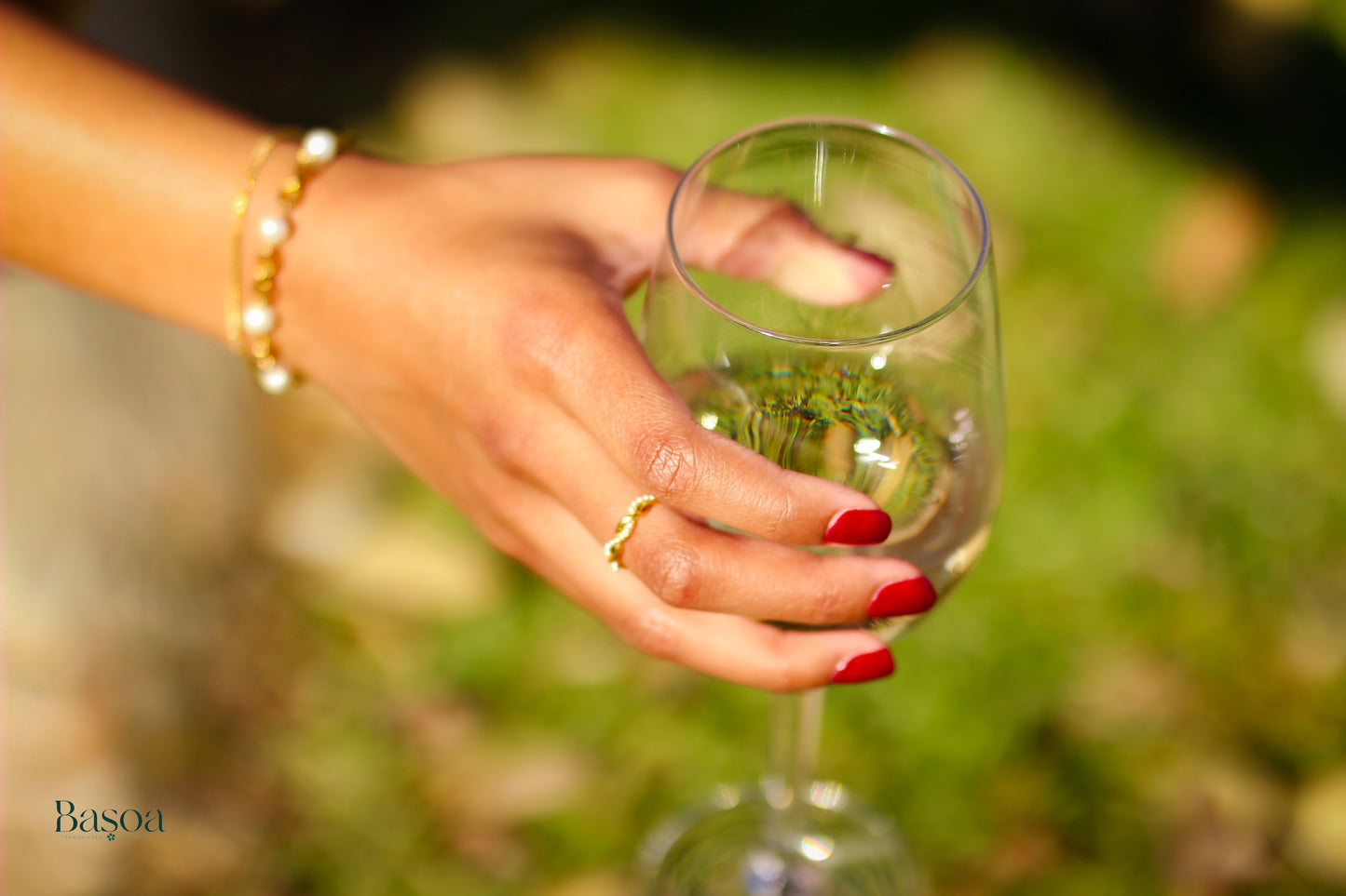 FRANGIPANI PEARL RING