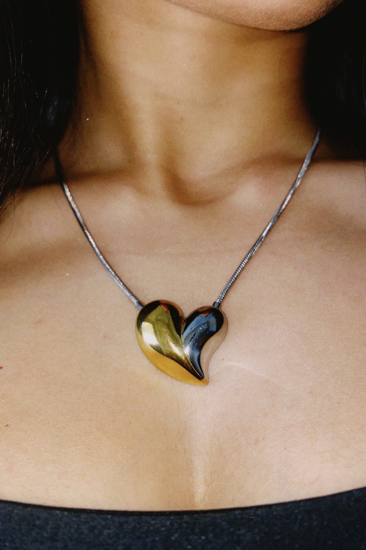 Chunky heart Necklace